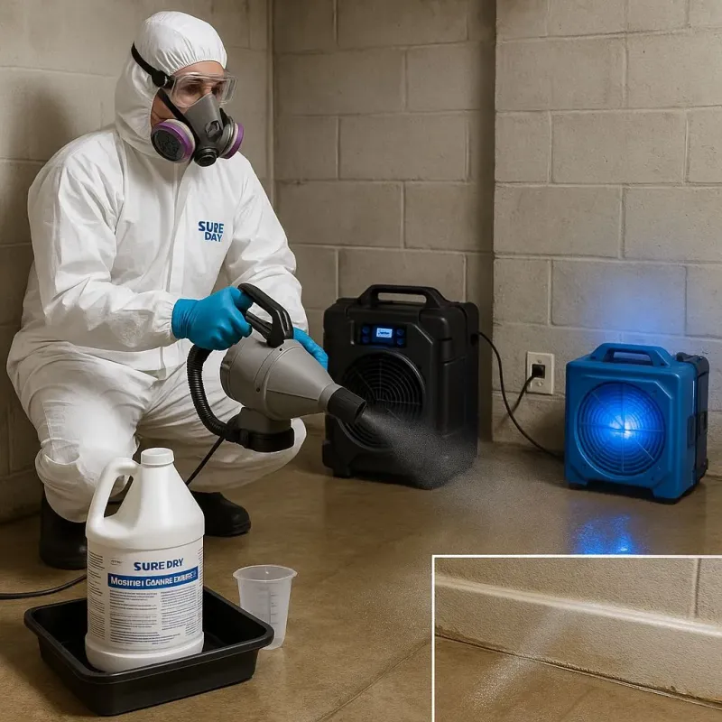 Sanitization and Odor Removal process in Wake County, NC