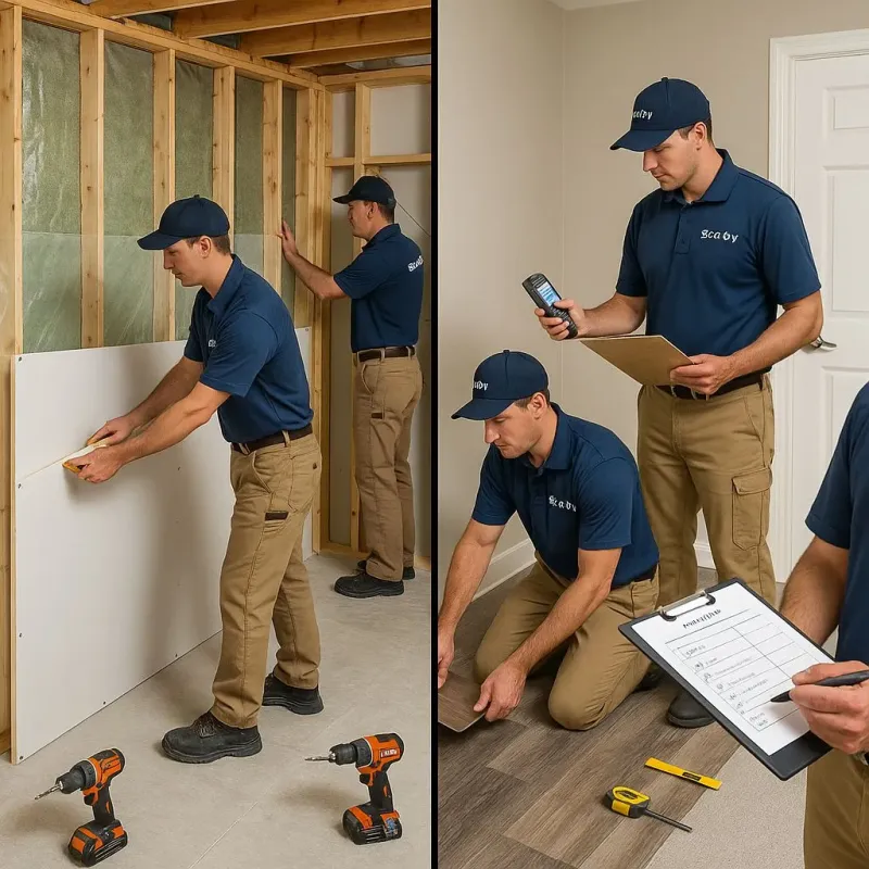 Repairs and Reconstruction process in Wake County, NC